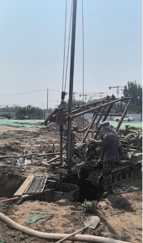 廊坊霸州工地打井